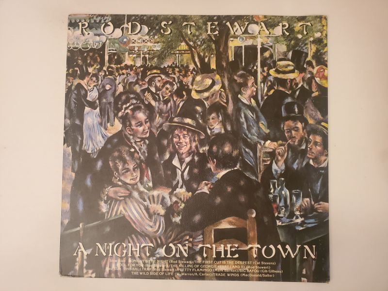Rod Stewart A Night on the Town vinyl record